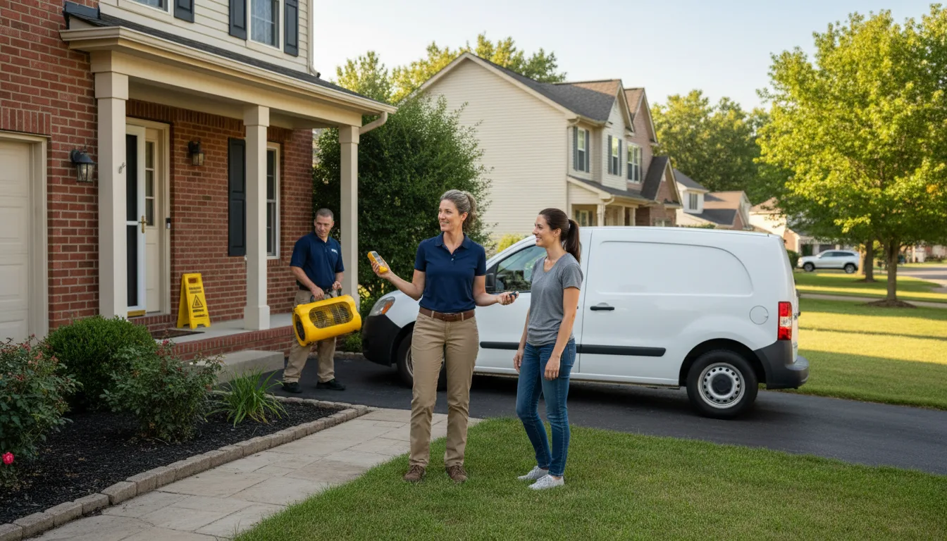 Water restoration image for Water Damage & Restoration Services in Poolville, TX